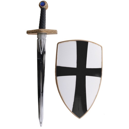 Ritter set schwarz schwert - set,