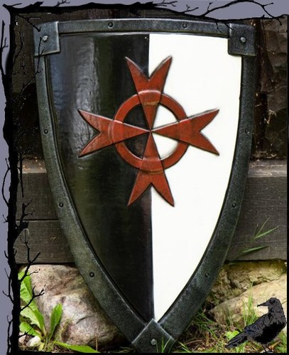 Larp schild kreuzritter - larp,