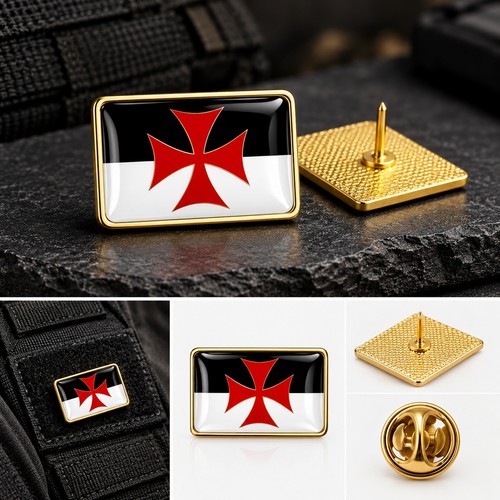 Pin templerkreuz kreuzritter - pin,