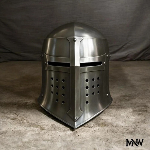 Mittelalter großer helm - großer,