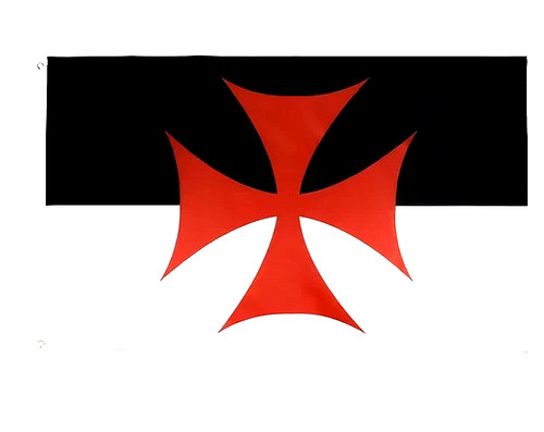 Fahne templer kreuzritter - fahne,