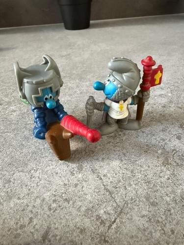Schleich schlümpfe ritter set - schlümpfe,