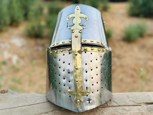Mittelalter templerhelm ritter - mittelalter,