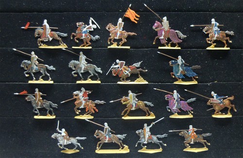 Zinnfiguren ritter - 18,