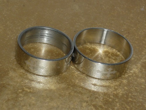 Ringe edelstahl stueck mit - ringe, 2